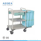 AG-SS017 세륨 ISO 의료 기기 간호 손수레 병원 세탁물 트롤리